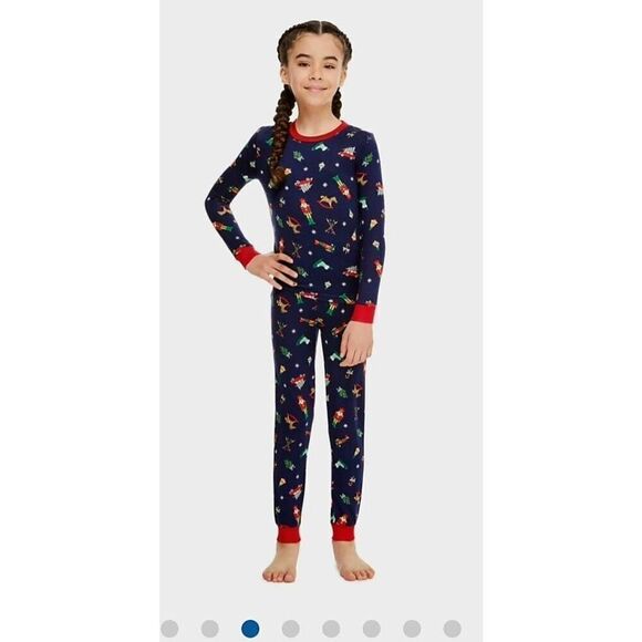 NIP MEMBERS MARK UNISEX HOLIDAY KIDS PAJAMA SET - Picture 3 of 6
